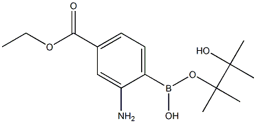 2-AMino-4-ethoxycarbonylphenylboronic acid, pinacol ester CAS#: 1350989-93-3