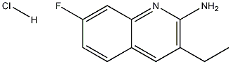 2-Amino-3-ethyl-7-fluoroquinoline hydrochloride CAS#: 1170792-98-9