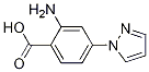 2-Amino-4-(1H-pyrazol-1-yl)benzoic Acid CAS#: 1186663-55-7