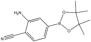 2-Amino-4-(tetramethyl-1,3,2-dioxaborolan-2-yl)benzonitrile CAS#: 1384855-33-7