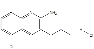 2-Amino-5-chloro-8-methyl-3-propylquinoline hydrochloride CAS#: 1170917-31-3