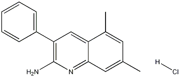 2-Amino-5,7-dimethyl-3-phenylquinoline hydrochloride CAS#: 1171149-10-2