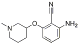2-Amino-6-[(1-methyl-3-piperidinyl)oxy]benzonitrile CAS#: 1104467-66-4