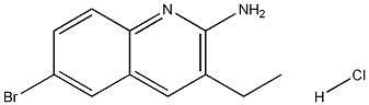 2-Amino-6-bromo-3-ethylquinoline hydrochloride CAS#: 1171580-64-5