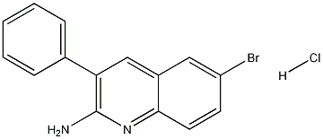 2-Amino-6-bromo-3-phenylquinoline hydrochloride CAS#: 1170960-09-4