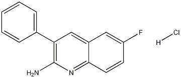 2-Amino-6-fluoro-3-phenylquinoline hydrochloride CAS#: 1170571-99-9