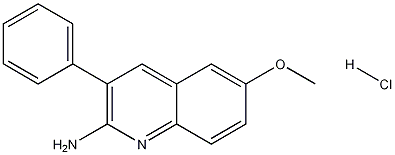 2-Amino-6-methoxy-3-phenylquinoline hydrochloride CAS#: 1173263-63-2