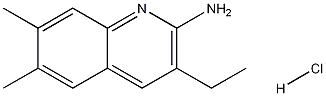 2-Amino-6,7-dimethyl-3-ethylquinoline hydrochloride CAS#: 1171579-42-2