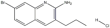 2-Amino-7-bromo-3-propylquinoline hydrochloride CAS#: 1170973-82-6