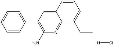 2-Amino-8-ethyl-3-phenylquinoline hydrochloride CAS#: 1170972-53-8