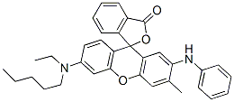 2-Anilino-6-(ethylpentylamino)-3-methylspiro[9H-xanthene-9,3'(1'H)-isobenzofuran]-1'-one CAS#: 70516-37-9
