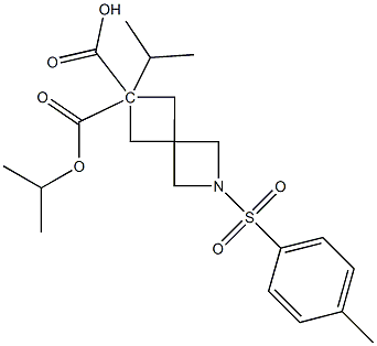 2-Azaspiro[3.3]heptane-6,6-dicarboxylic acid, 2-[(4-Methylphenyl)sulfonyl]-, 6,6-bis(1-Methylethyl) ester CAS#: 1237542-10-7