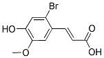 2-BROMO-4-HYDROXY-5-METHOXYCINNAMIC ACID CAS#: 70842-38-5