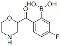 (2-Borono-4-fluorobenzoyl)morpholine CAS#: 1217501-26-2