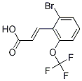 2-BroMo-6-(trifluoroMethoxy)cinnaMic acid CAS#: 1381952-87-9