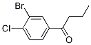 2-Bromo-1-chloro-4-(propylcarbonyl)benzene CAS#: 1280786-91-5