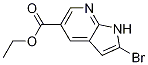 2-Bromo-1H-pyrrolo[2,3-b]pyridine-5-carboxylic acid ethyl ester CAS#: 1150617-98-3