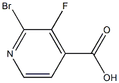 2-Bromo-3-fluoro-4-pyridinecarboxylic acid CAS#: 1211530-89-0