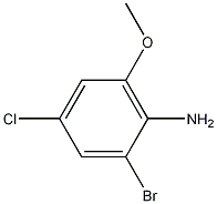 2-Bromo-4-chloro-6-methoxyaniline CAS#: 1261895-84-4