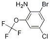 2-Bromo-4-chloro-6-(trifluoromethoxy)benzenamine CAS#: 1244949-24-3