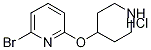 2-Bromo-6-(4-piperidinyloxy)pyridine hydrochloride CAS#: 1159815-93-6