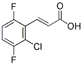 2-CHLORO-3,6-DIFLUOROCINNAMIC ACID CAS#: 1163255-65-9
