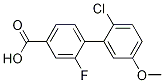 2'-Chloro-2-fluoro-5'-Methoxy-[1,1'-biphenyl]-4-carboxylic acid CAS#: 1261904-84-0