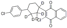 2-Chloro-3-[4-(4-chlorophenyl)cyclohexyl-d5]-1,4-naphthalenedione CAS#: 1189507-64-9