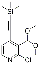 2-Chloro-3-(dimethoxymethyl)-4-((trimethylsilyl)-ethynyl)pyridine CAS#: 1171920-13-0