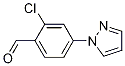 2-Chloro-4-(1H-pyrazol-1-yl)benzaldehyde CAS#: 1186663-54-6