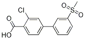 2-Chloro-4-(3-methylsulfonylphenyl)benzoic acid CAS#: 1261913-06-7
