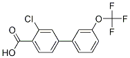 2-Chloro-4-(3-trifluoroMethoxyphenyl)benzoic acid CAS#: 1261855-01-9