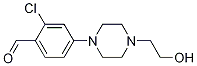 2-Chloro-4-[4-(2-hydroxyethyl)piperazino]benzaldehyde CAS#: 1381944-80-4