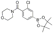 (2-Chloro-4-(4,4,5,5-tetramethyl-1,3,2-dioxaborolan-2-yl)phenyl)(morpholino)methanone CAS#: 1092563-48-8