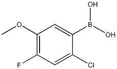 2-Chloro-4-fluoro-5-methoxyphenylboronic acid CAS#: 1256355-46-0