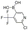 2-Chloro-4-(trifluoromethyl)pyridine-5-boronic acid CAS#: 1217500-87-2