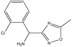 (2-Chlorophenyl)(5-Methyl-1,2,4-oxadiazol-3-yl)MethanaMine CAS#: 1155538-13-8