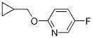 2-(Cyclopropylmethoxy)-5-fluoropyridine CAS#: 1305322-92-2