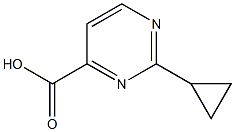 2-CyclopropylpyriMidine-4-carboxylic acid CAS#: 1211533-70-8