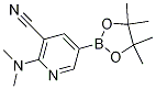 2-(Dimethylamino)-5-(4,4,5,5-tetramethyl-1,3,2-dioxaborolan-2-yl)nicotinonitrile CAS#: 1346809-50-4
