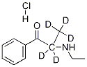 2-(Ethylamino)propiophenone-d5 Hydrochloride CAS#: 1189879-32-0