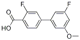 2-Fluoro-4-(3-fluoro-5-Methoxyphenyl)benzoic acid CAS#: 1365272-82-7