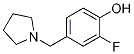 2-Fluoro-4-(pyrrolidin-1-ylmethyl)phenol CAS#: 1260750-79-5
