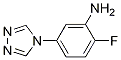 2-Fluoro-5-[1,2,4]triazol-4-yl-phenylamine CAS#: 1082766-13-9