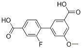 2-Fluoro-5'-Methoxybiphenyl-3',4-dicarboxylic acid CAS#: 1381944-79-1