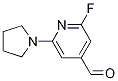 2-Fluoro-6-(pyrrolidin-1-yl)isonicotinaldehyde CAS#: 1228666-44-1