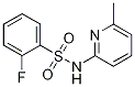 2-Fluoro-N-(6-Methyl-2-pyridyl)benzenesulfonaMide CAS#: 1136813-84-7