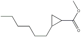 2-Hexylcyclopropanecarboxylic acid methyl ester CAS#: 72229-09-5