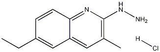 2-Hydrazino-6-ethyl-3-methylquinoline hydrochloride CAS#: 1171703-92-6