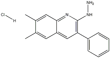 2-Hydrazino-6,7-dimethyl-3-phenylquinoline hydrochloride CAS#: 1170868-12-8